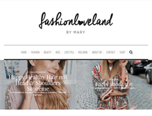 Tablet Screenshot of fashionloveland.com